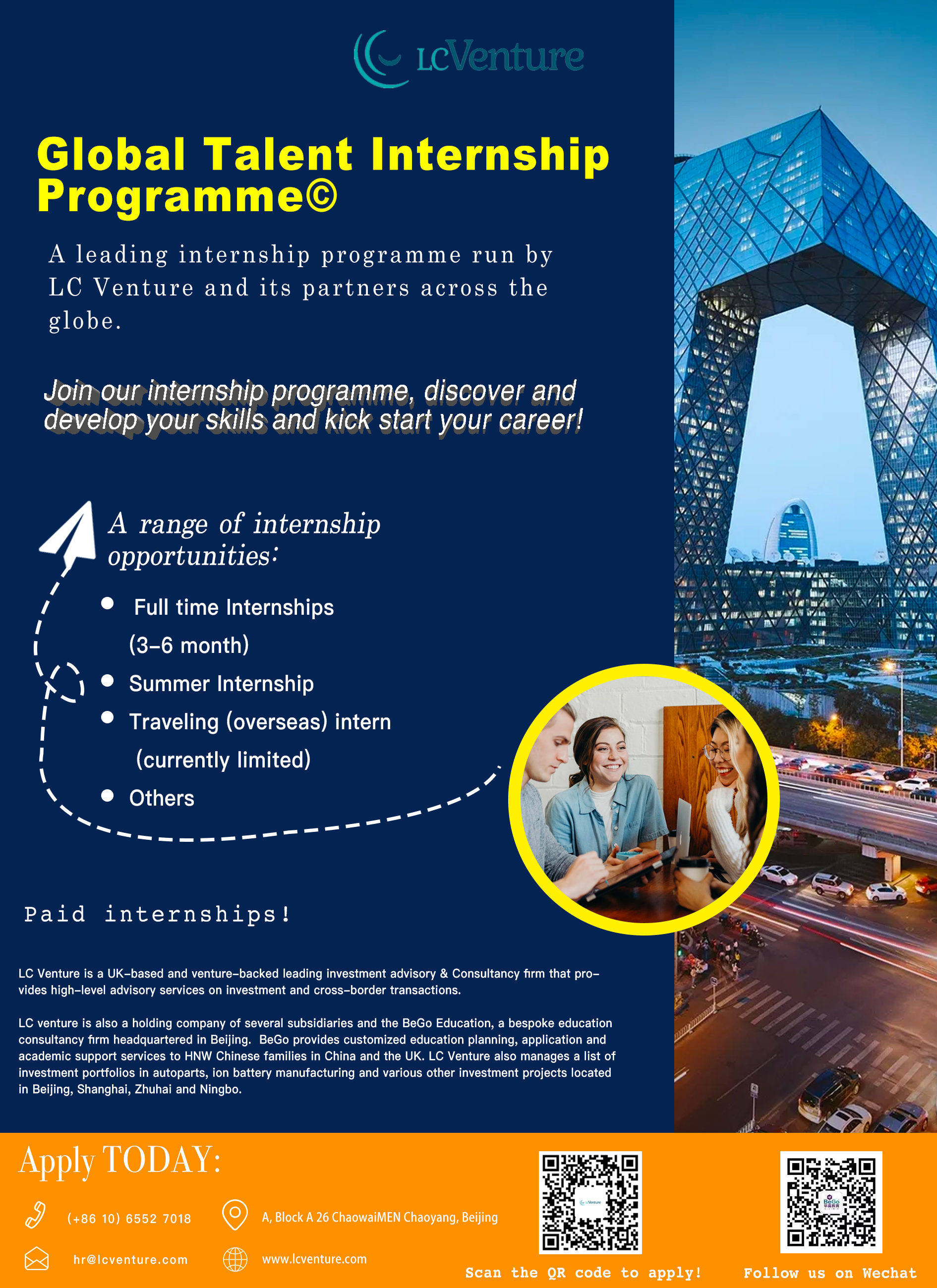 Global Talent Internship Programme