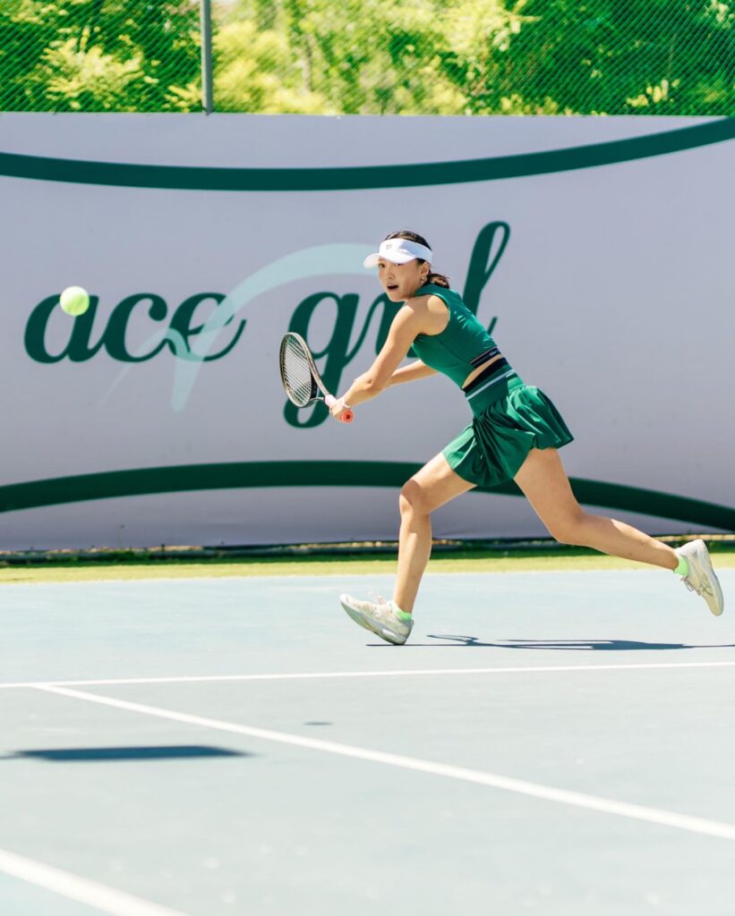 Grace Ngau regularly plays tennis